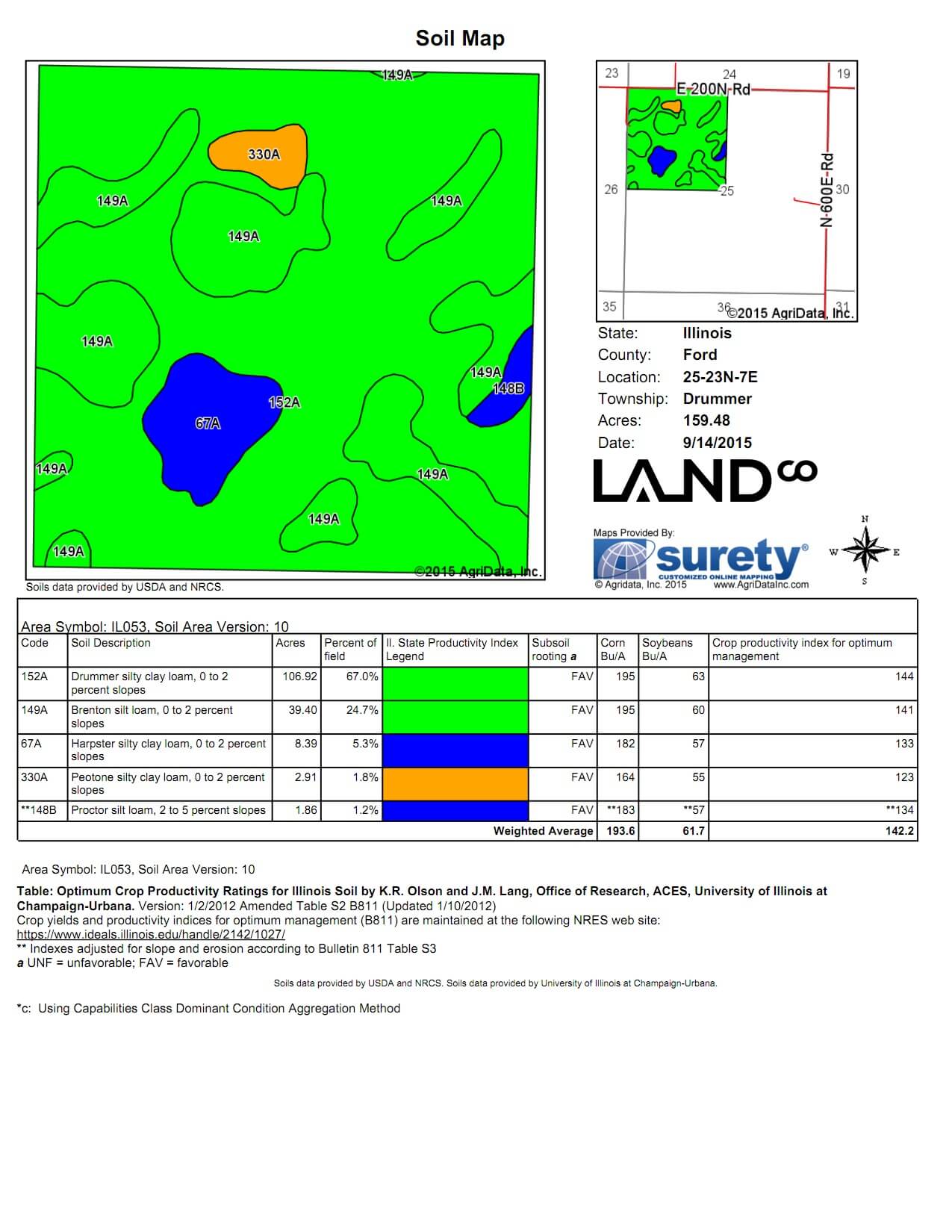 Soil Map Ford County Auction